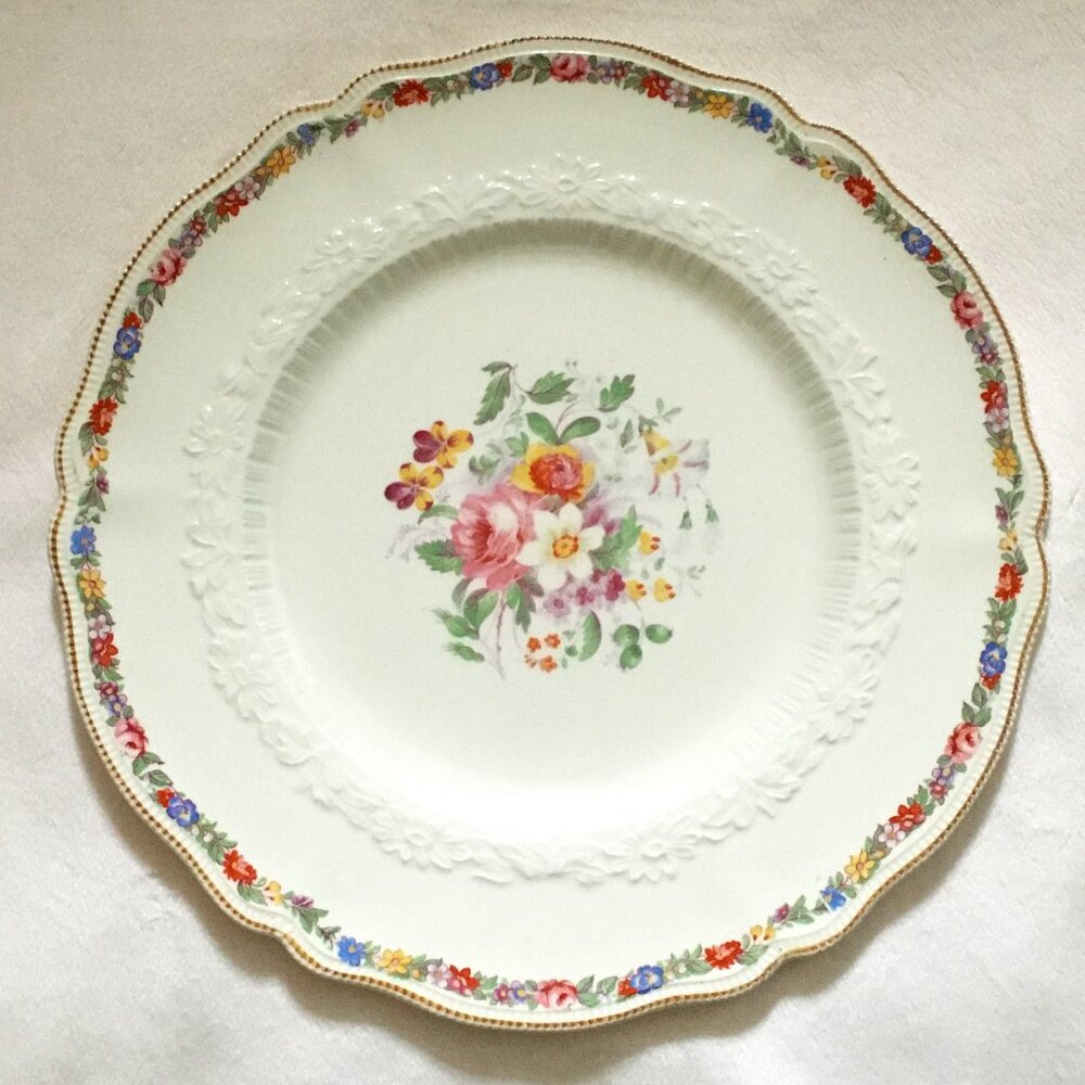 Vintage Old Staffordshire Johnson Bros England MARLOW Dinner Plate #2